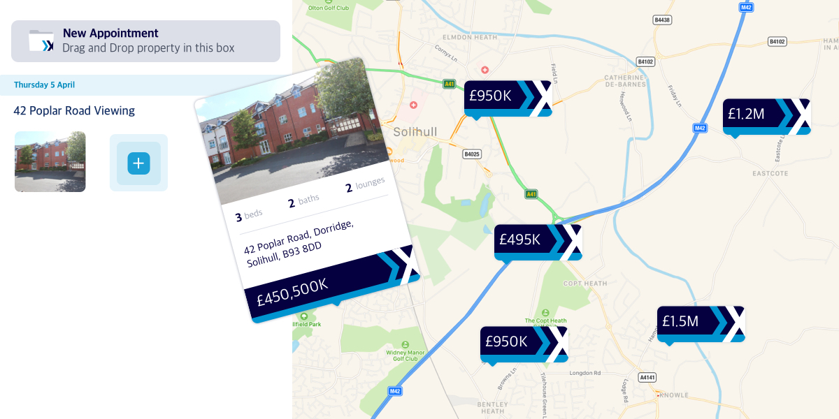 xact homes map feature